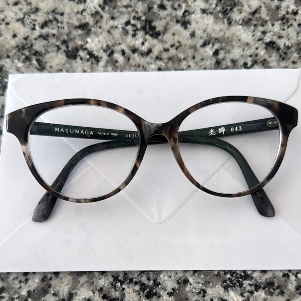 Masunaga Tortoise Shell Glasses